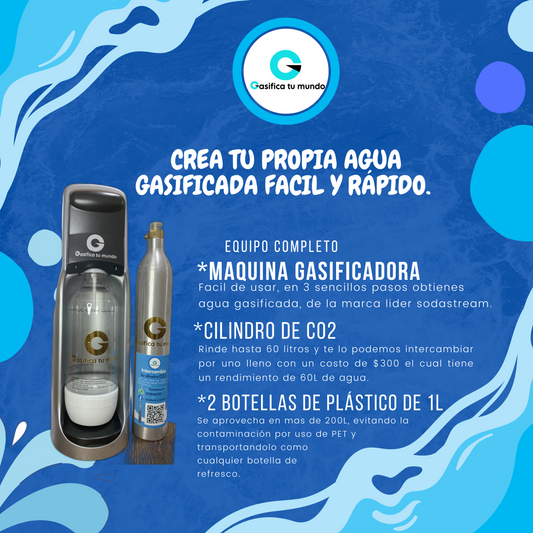 KIT Gasificador Sodastream JET *recomendado*